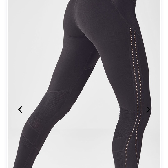 Fabletics Pants - Fabletics Mid-Rise Mesh Powerhold Leggings